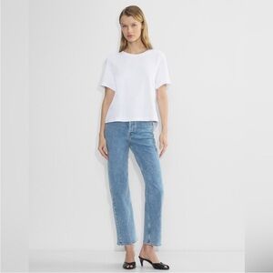 ARITZIA Denim Forum The Arlo High Waist Straight Leg